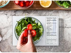 for nutrition by grade glass perfect calorie and weight loss silver etekcity macros pesa comida