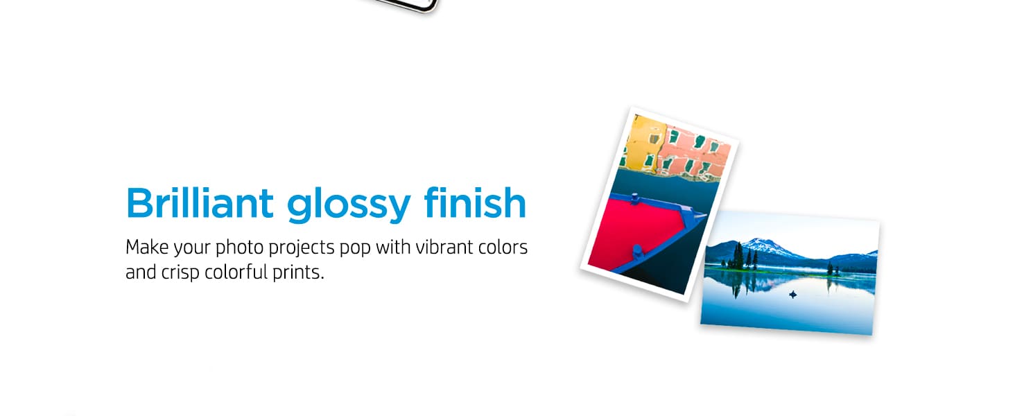 glossy photo paper printing vibrant colorful prints
