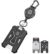 MNGARISTA Retractable Badge Holder,Heavy Duty Carabiner Clip Keychain Badge Reel,Tactical ID Card...