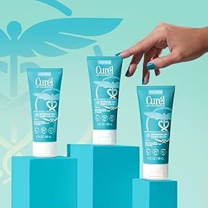 Three bottles of Curél Extreme Dry Hand Lotion