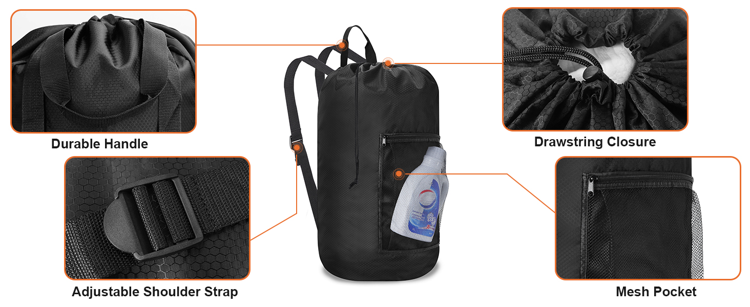 laundry bag with handles