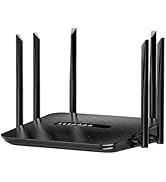 KKH WiFi Router for Wireless Internet Network, AC1200 Dual Band 2.4 and 5ghz Smart Wi-Fi 5 Gaming...