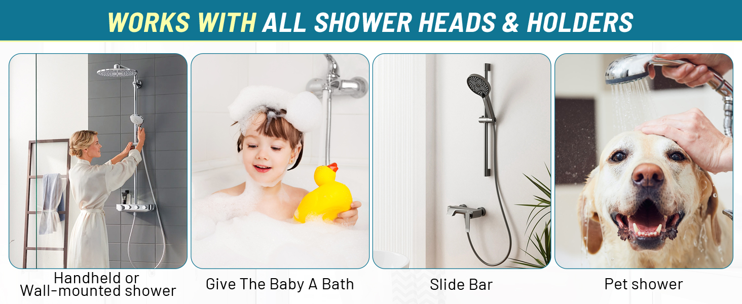 Multipurpose Shower Hose – Ideal for Pets, Cleaning & Everyday Use