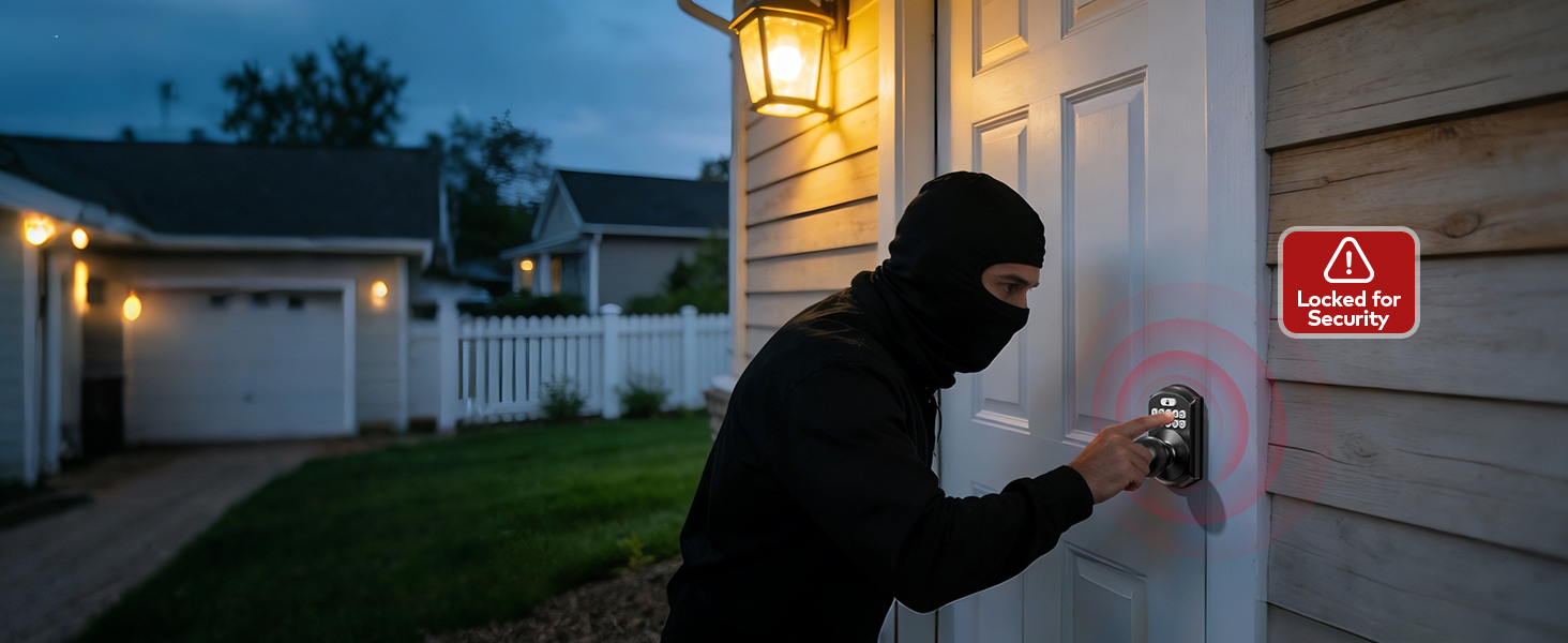 When someone enters the wrong password 10 times, the door lock will be disabled for 3 minutes.