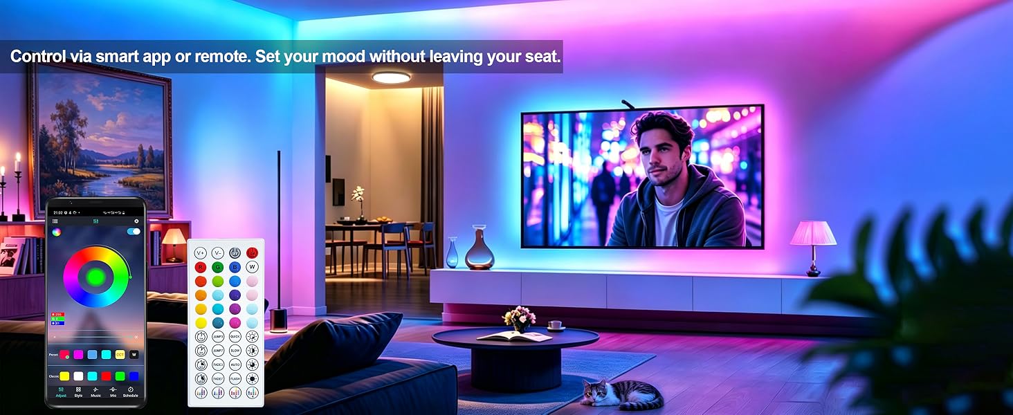 led light strip battery powered