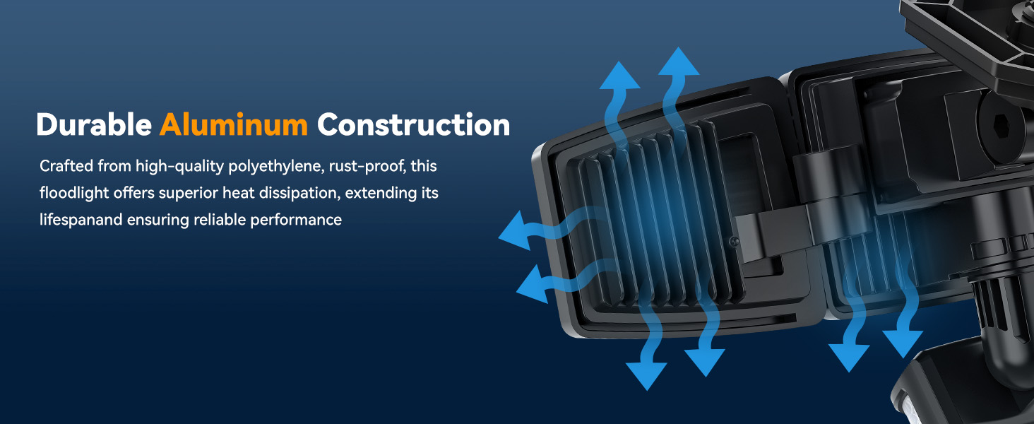 Durable Aluminum Construction