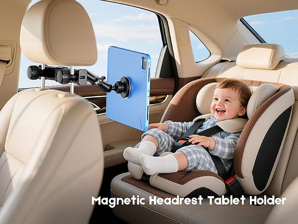 Headrest Tablet Holder for Car