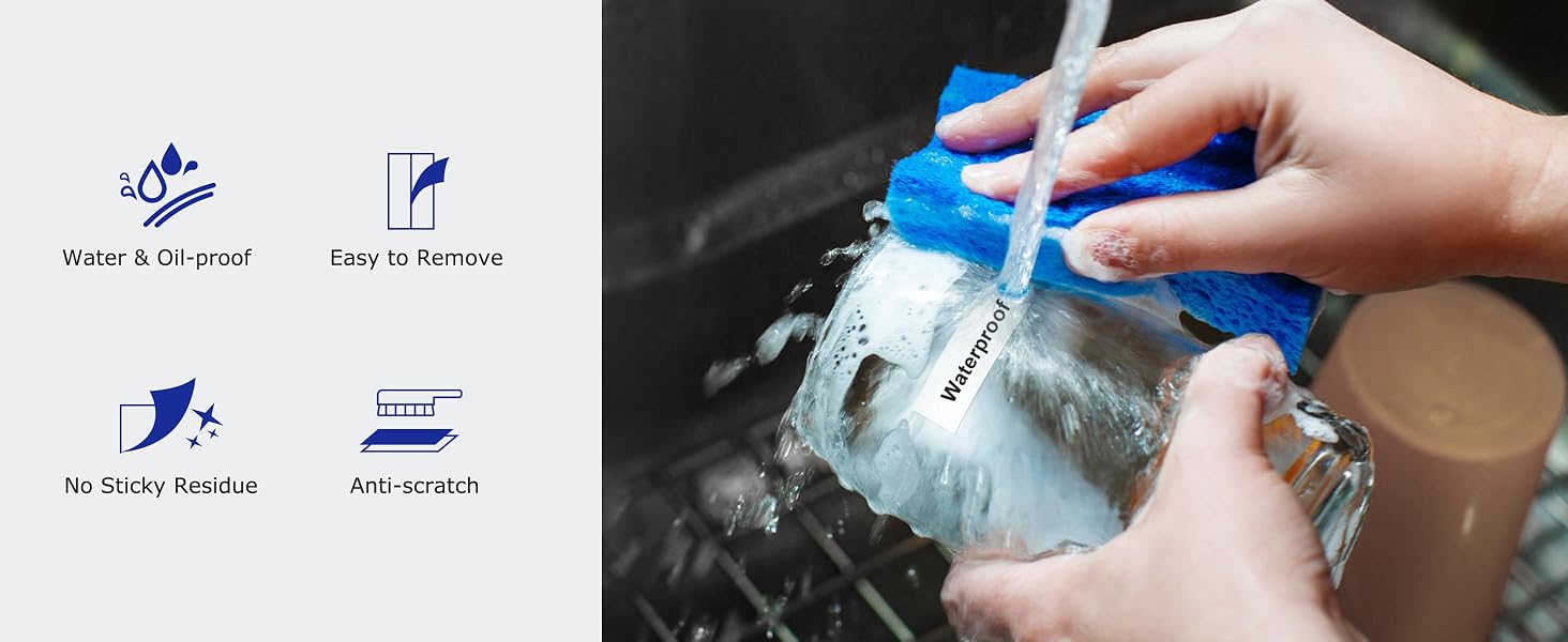 Laminated label paper: Waterproof, oil-proof, scratch-resistant