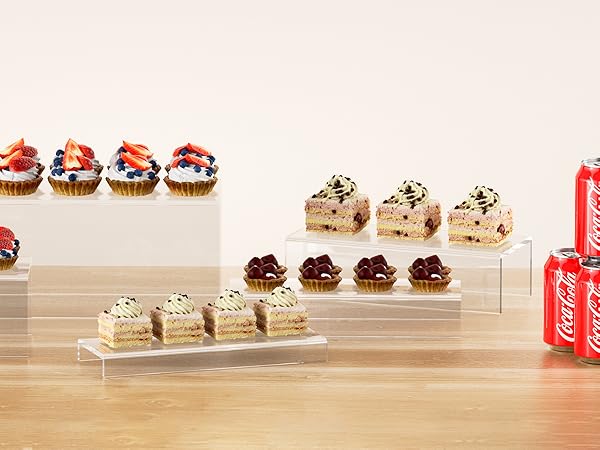 Acrylic Risers for Cupcake or Desserts