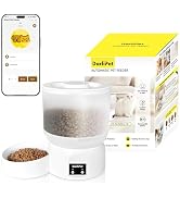 Darlipet Automatic Cat Feeder, Rechargeable Auto Cat Feeder, 270-Day Battery Life, Set up in App,...
