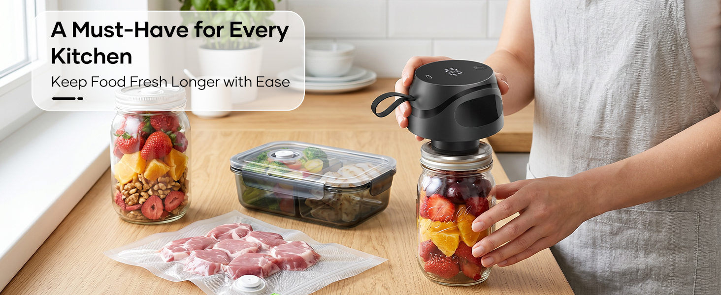 Mason Jar Vacuum Sealer