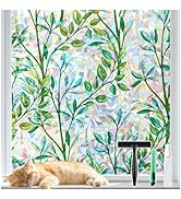 DOWELL Window Privacy Film, Rainbow Stained Glass Cover, Decorative Privacy Window Film, Static C...