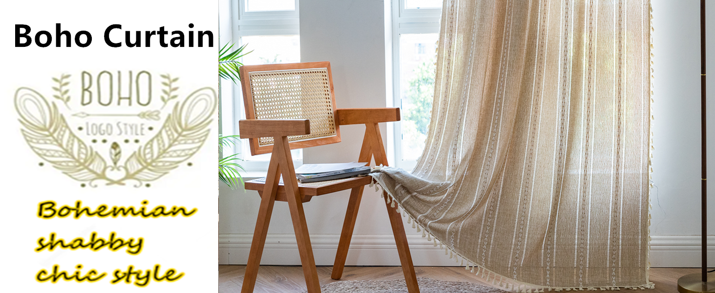 boho curtains
