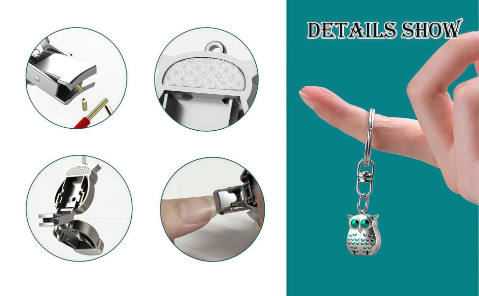 Owl Keychain Nail Clipper