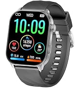 IMSVEPR Smart Watches for Men Built-in GPS with LED Flashlight Compass, 2.01" HD Fitness Tracker ...