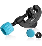 DURATECH Tubing Cutter, Cuts from 1/8" to 1-1/4" Outer Diameter | Quick-Acting Soft Metal Pipe Cu...