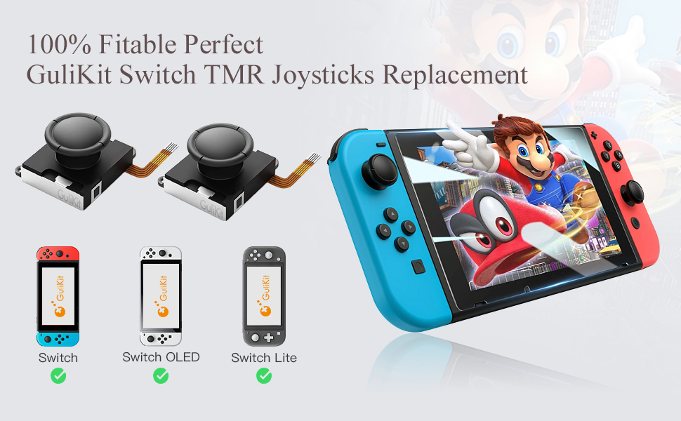 gulikit tmr joystick replacement for switch