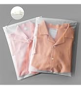 100pcs Clothing Packaging Bags for Shipping - 10x13 Inch Plastic Frosted Bags for Travel Storage ...
