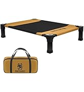 ONETIGRIS Elevated Dog Cot, Raised Bed for Medium Large Dogs Indoor Outdoor Cooling Elevated Dog ...