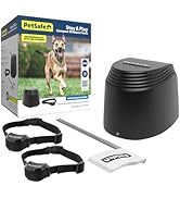 PetSafe Stay & Play Compact Wireless 2-Dog Fence, LCD Screen to Adjust The Circular Boundary, Sec...