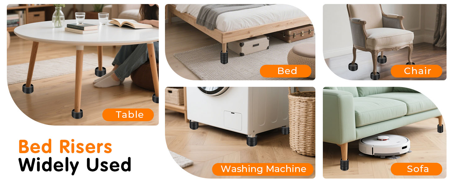 bed risers widely uses