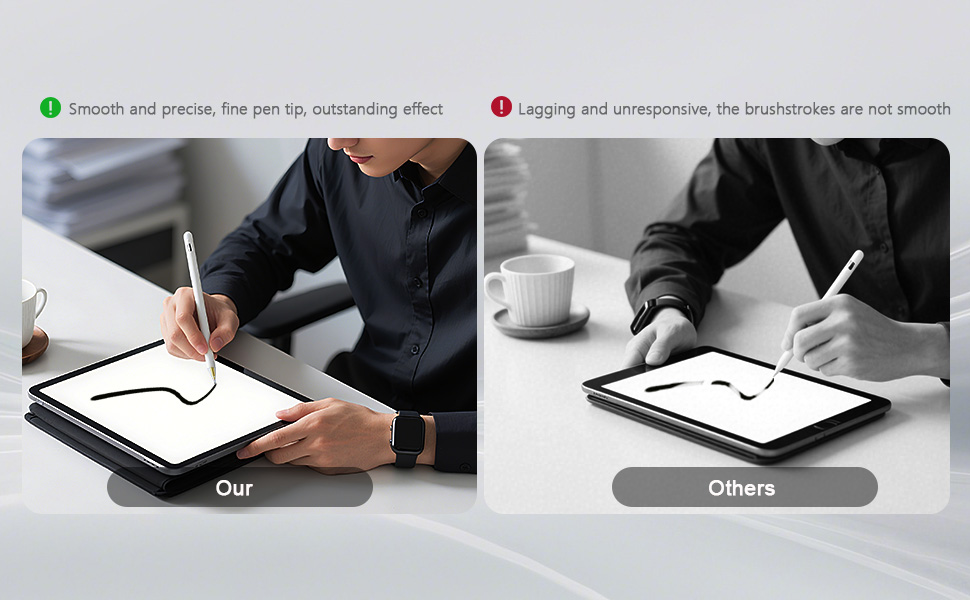 Smoother, more sensitive, more precise, and scratch free.
