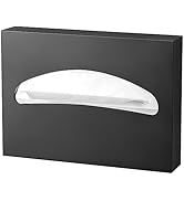 Toilet Seat Cover Dispenser Wall Mounted Stainless Steel Matte Black