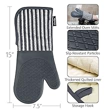 extra long oven mitts