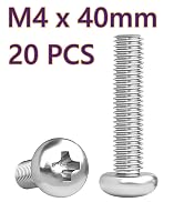 M4x40 machine screws