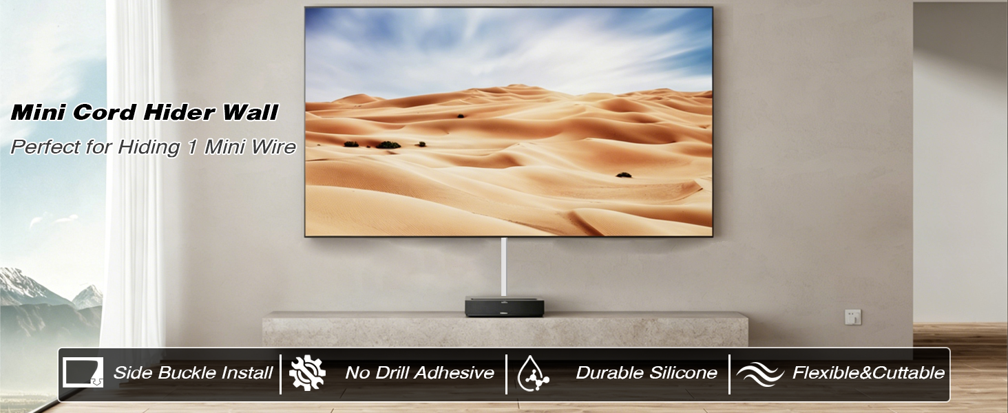 TV Cord Hider for Wall Mounted TV