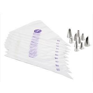 decorating bags, piping bags, pastry bags, disposable, throw away, piping tips, decorating tips