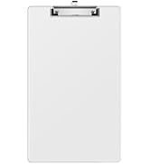 Macroclo Legal Size Clear Clipboard, 8.5 x 14" Clipboards for Lawers, Large Clip Boards, Low Prof...