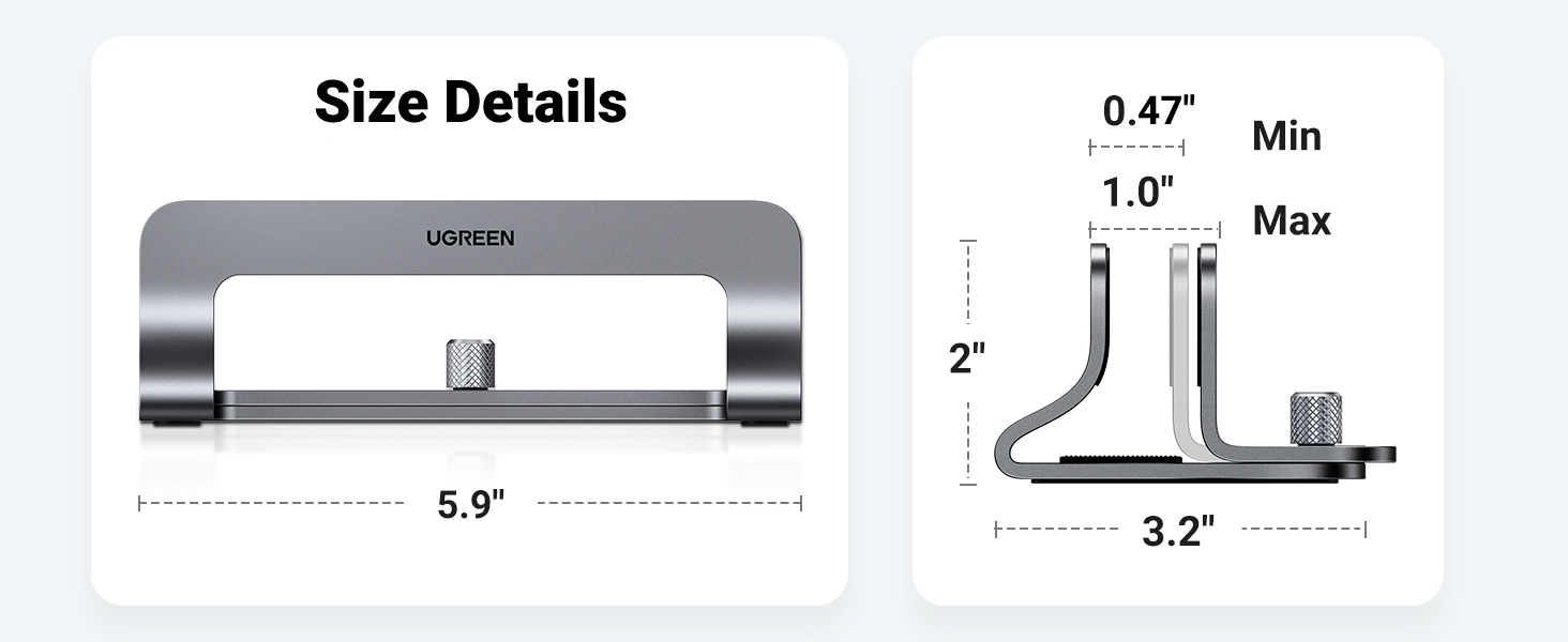 vertical laptop stand