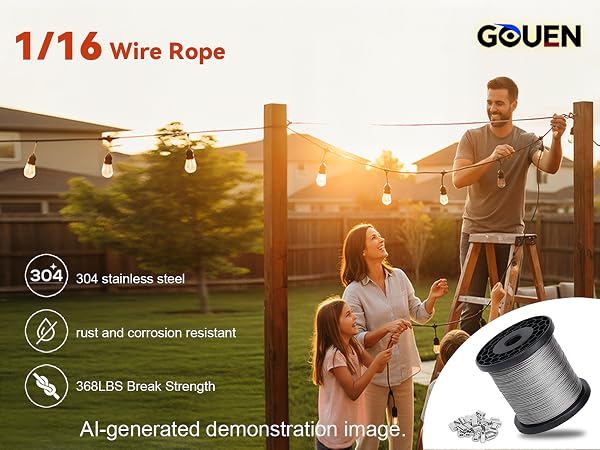 1/16 wire rope