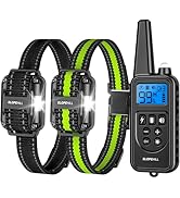 Dog Training Collar with Remote, 4200FT Electronic Dog Shock Collar with Beep, Vibration, Shock, ...