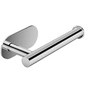 YUET Toilet Roll Holder Self Adhesive Holders Tissue 3M Stand Hanger Bathroom, Kitchen, Washroom ...