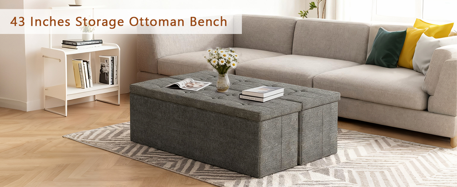 storage ottoman bench