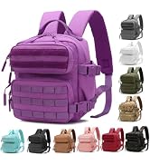 ONE WVW PIN Mini Tactical Backpack for Women, Small Gym Backpack 9L for Woman of Travel, Camping ...