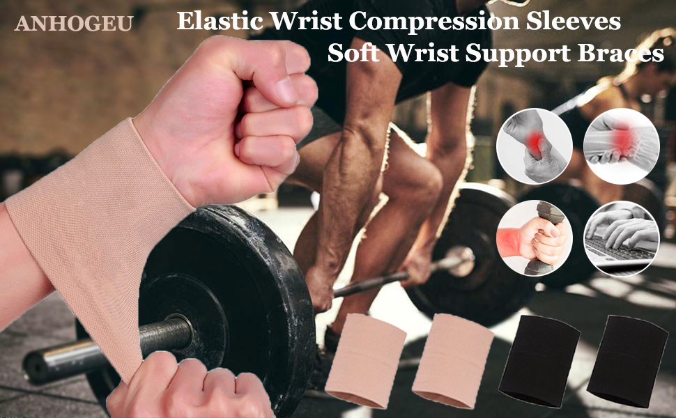 Wrist Compression Sleeve Wrist Support Brace Wrist Bands