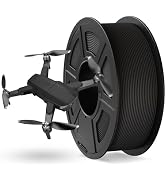 JAYO Rapid Matte PETG Filament 1.75mm Black 1.1KG, High Speed 30-600mm/s 3D Printer Filament, Hig...