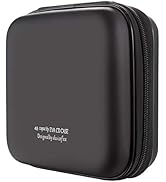 alavisxf xx CD Case, 48 Capacity EVA Protective Blu-ray DVD Case Portable Zipper CD Case Holder D...