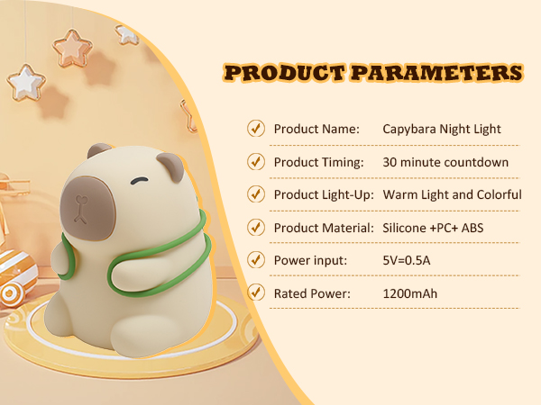 Portable night light for kids