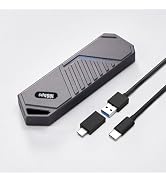 PILCNLA Aluminum Alloy M.2 NVMe SSD External Portable Enclosure Case Adapter, USB 3.2 Gen 2 Type-...