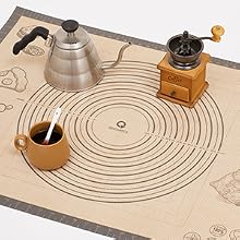 Non-slip Silicone Pastry Mat for Counter Table Placement protector