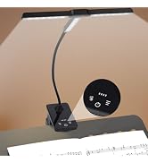 Javik Music Stand Lights Clip-on Lamp: Rechargeable Type-C Touch Folding Piano Light - Portable S...