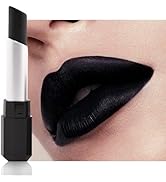 HHLTOH Black Cream Matte Lipstick Stick for Women - Smooth Crayon Lips & Face Paint Stick, Natura...