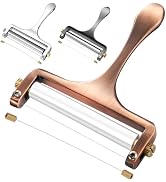 TOPULORS Cheese Slicer - Cheese Cutter - Stainless Steel Wire Cheese Slicer for Mozzarella, Chedd...