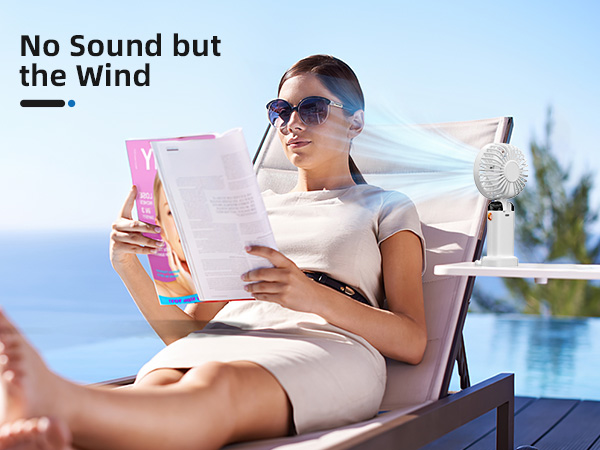 Battery Operated Fan with Base
