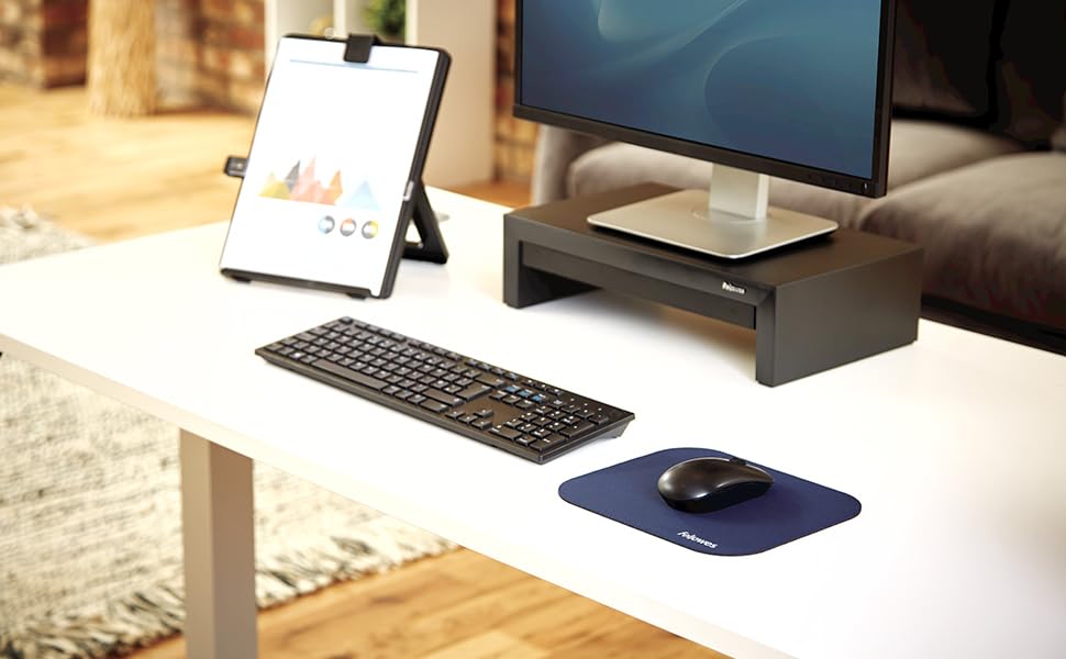 desktop, desk, mouse pads, mouse, pad