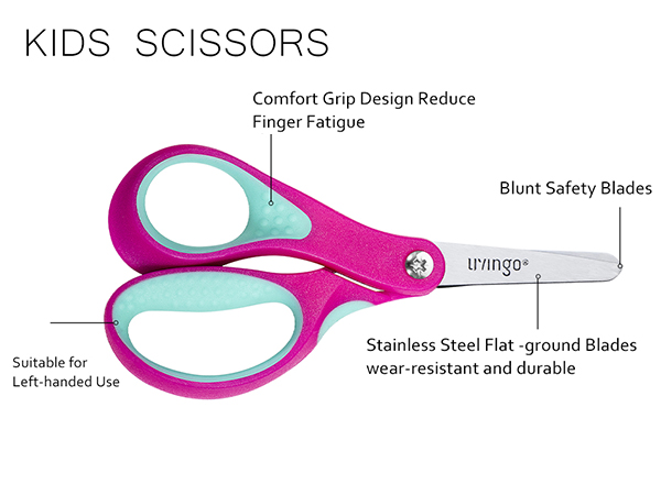 LCD301 left hand scissors for kids